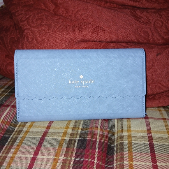 kate spade Other - 🎈♤Kate Spade♤🎈BUY 1 GET 1 FREE-ALL LISTINGS - NY Scallop Folio Wristlet iPhone